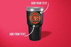 Customizable Firefighter Tumbler