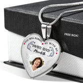 Memorial Heart Pendant W. Graphic