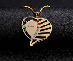 family love pendant necklace
