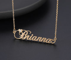 Birthstone Custom Name Necklace