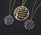 Personalized Family Tree Necklace
