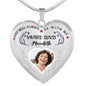 Memorial Heart Pendant W. Graphic