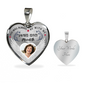 Memorial Heart Pendant W. Graphic