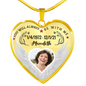 Memorial Heart Pendant W. Graphic