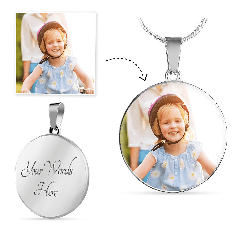 Personalized Round Pendant