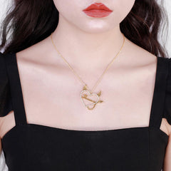 Custom Cute Devil Heart Necklaces